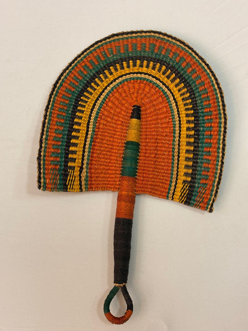 One of a Kind Colorful Ghanaian Fan