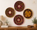 Luxury African Wall Basket – Handwoven Multicolor Statement Piece