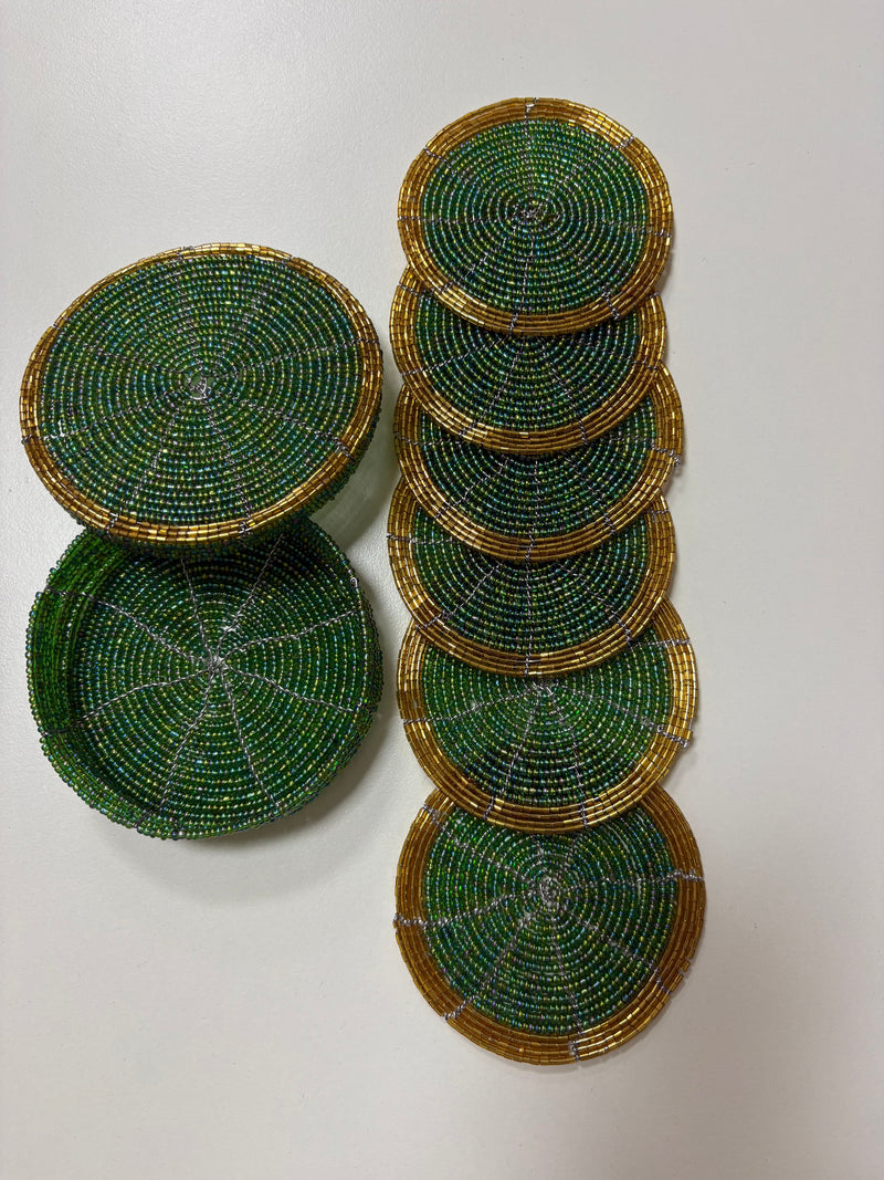 Beaded Coasters