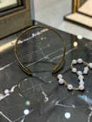 Minimalist Gold Collar – Handcrafted in Kenya