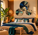 Handwoven African Wall Art – 3-Piece Statement Composition