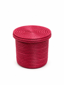 Handwoven Pink Storage Basket Set – Handmade in Rwanda