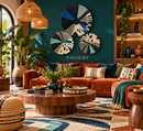 Handwoven African Wall Art – 3-Piece Statement Composition