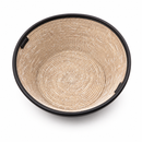 Paniery Black & Gold Handwoven Storage Basket