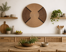 Paniery Signature – Eclipse | Oversized Handwoven Wall Art (80 cm)