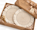 Handwoven Sisal Placemat with Fringe – Kenya | PANIERY