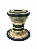 Kigali Woven Pendant Light – Sage & Indigo Edition