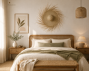 Handwoven Moroccan Raffia Wall Hat – Boho Wall Decor | Paniery