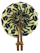 Paniery African Ankara Fan – Handmade Wax Print Fan (Senegal)