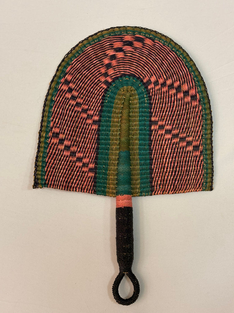 One of a Kind Colorful Ghanaian Fan