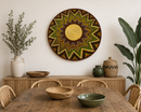 Paniery Signature – Eclipse | Oversized Handwoven Wall Art (80 cm)
