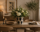 Graphic Woven Basket – Statement Decor Piece