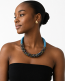 Paniery Maasai Beaded Statement Necklace