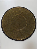 Leather Beaded  Placemats