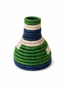 Emerald Coast Woven Pendant Light – Indigo & Ivory Edition