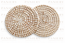Handwoven Coasters – Set of 2 | PANIERY