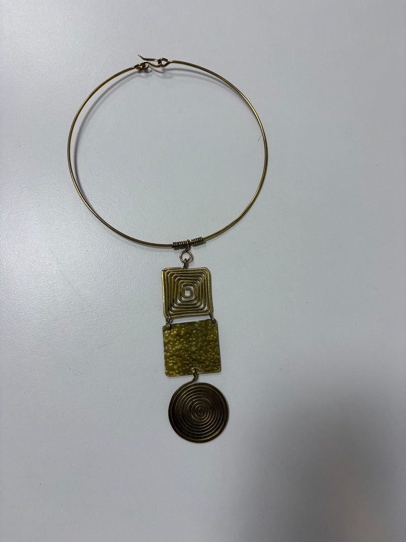 Handmade Brass Necklace