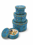 Maasai Beaded Jewelry Boxes – Handmade Luxury Gift Set from Kenya