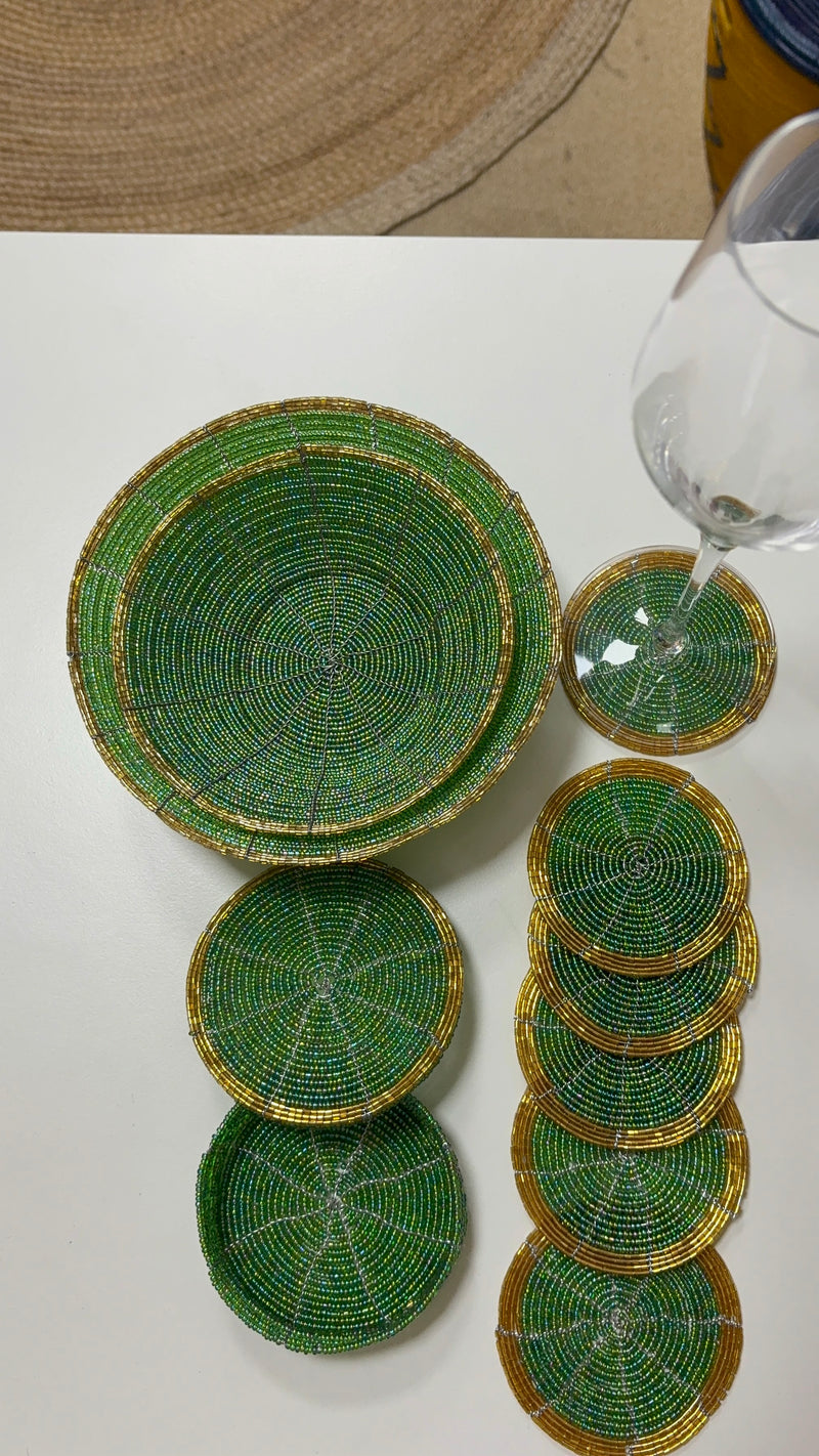 Beaded Coasters