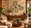 Handwoven African Wall Art – Five-Piece Statement Composition