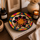 Handwoven Rwanda Wall Bowls Collection – 25 cm