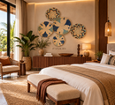 Handwoven African Wall Art – Five-Piece Statement Composition