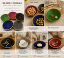 Mini Kenyan Beaded Bowls – Handcrafted Decorative Catchalls