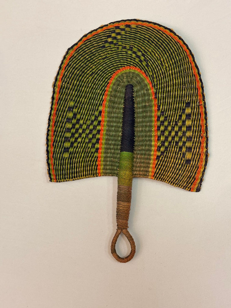 One of a Kind Colorful Ghanaian Fan