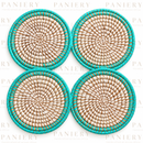 Handwoven Coasters – Set of 4 | PANIER