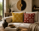 Bogolan Cushions | Handmade African Mud Cloth Pillows | Luxury Boho Decor
