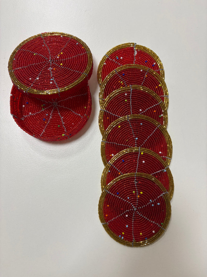 Beaded Coasters