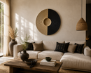 Yin & Earth Wall Basket – Luxury Handwoven African Wall Décor
