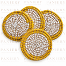 Handwoven Coasters – Set of 4 | PANIER