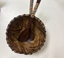 Olive wood salad bowl