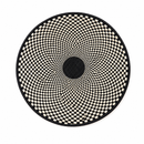 Monochrome Eclipse Wall Tray – Luxury Handwoven African Statement Piece