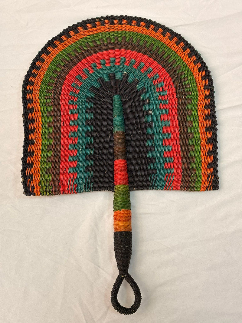 One of a Kind Colorful Ghanaian Fan