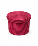 Handwoven Pink Storage Basket Set – Handmade in Rwanda