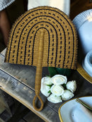 Paniery Handwoven Bolga Fan – Colorful African Wall Decor (Ghana)