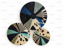 Handwoven African Wall Art – 3-Piece Statement Composition