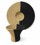 Yin & Earth Wall Basket – Luxury Handwoven African Wall Décor