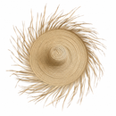 Handwoven Moroccan Raffia Wall Hat – Boho Wall Decor | Paniery