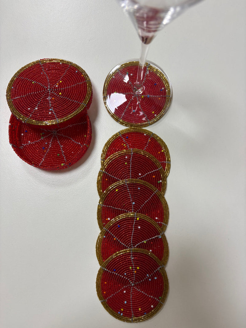 Beaded Coasters