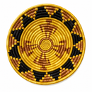 Luxury African Wall Basket – Handwoven Multicolor Statement Piece