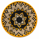 Luxury African Wall Basket – Handwoven Multicolor Statement Piece