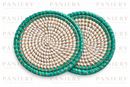 Handwoven Coasters – Set of 2 | PANIERY