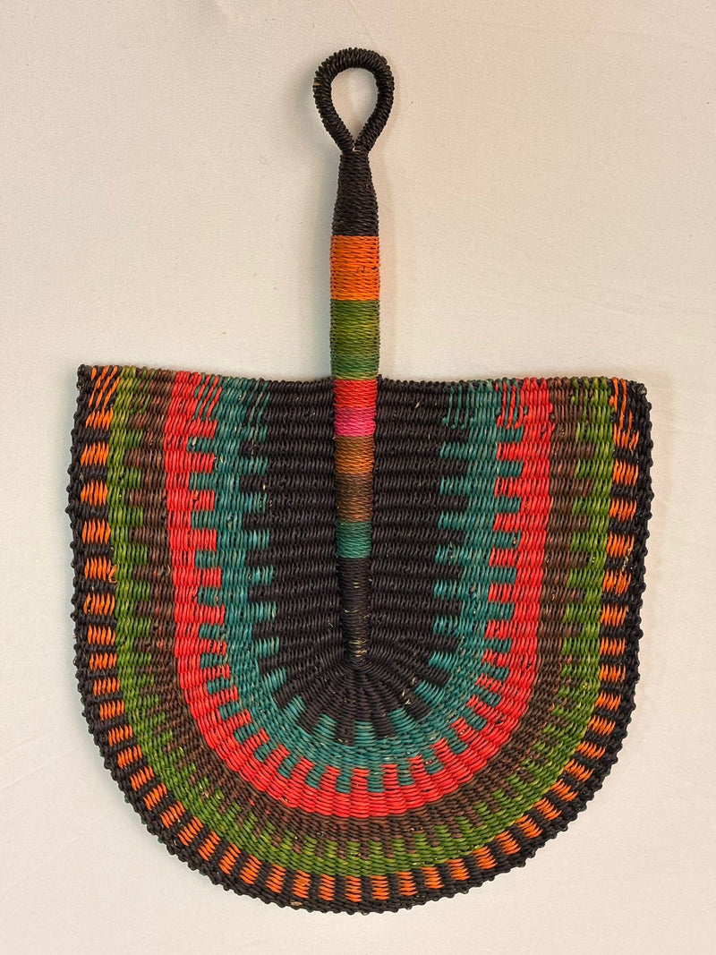 One of a Kind Colorful Ghanaian Fan