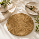 Handwoven Placemats – Natural Table Art Piece