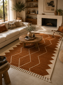 Desert Heritage Camel Wool Rug – Handwoven Moroccan Masterpiece