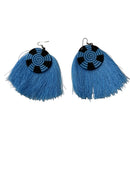 Handwoven Sisal Earrings – Rwanda Statement Piece