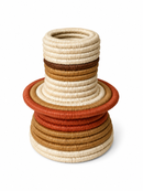Sahara Woven Pendant Light – Terracotta & Sand Edition
